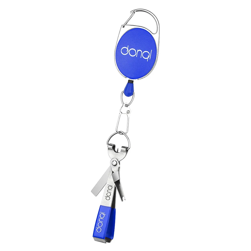 One Set Blue 1 DONQL быстрое завязывание узлов инструмент Быстрый завязывание ножницы для лески резак Крюк Точилка Tyer инструменты для завязывания мушек принадлежности для ловли карпа - Цвет: One Set Blue 1