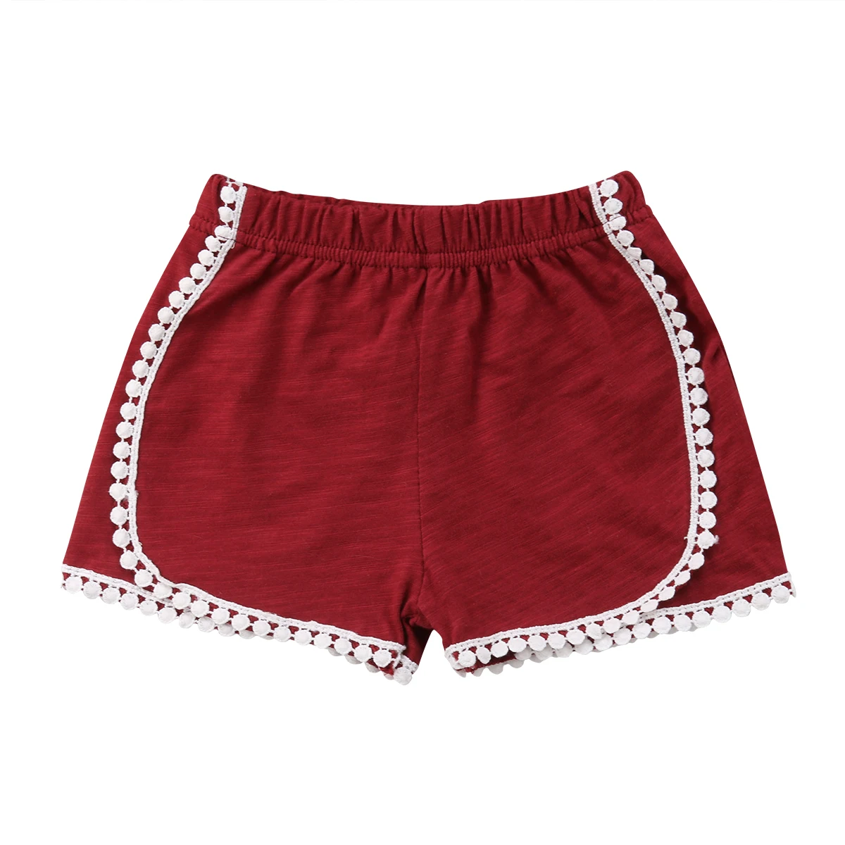 Детские трусики-шорты для мальчиков и девочек однотонные летние малышей Прямая