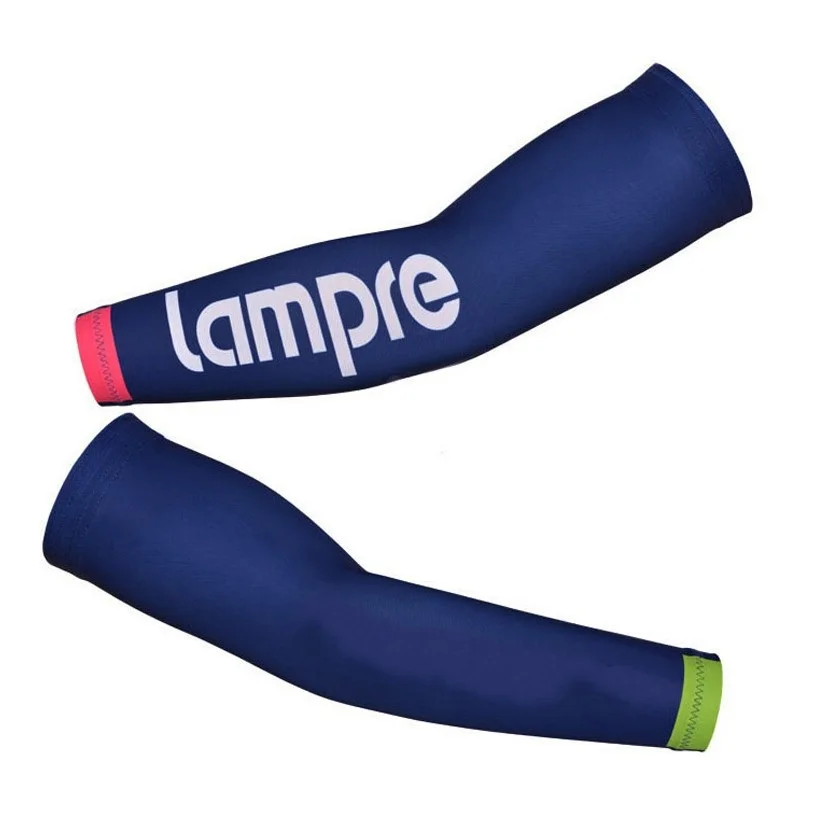 Профессиональные велосипедные нарукавники lampre! Велосипедные быстросохнущие