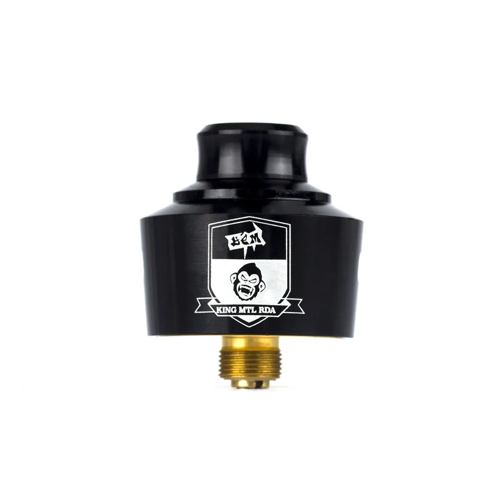 Атомайзер Father Kong Nano RDA MTL 510 22 мм Диаметр регулируемый поток воздуха для электронных сигарет Vape Box Mod VS King Tank - Цвет: Black King MTL RDA