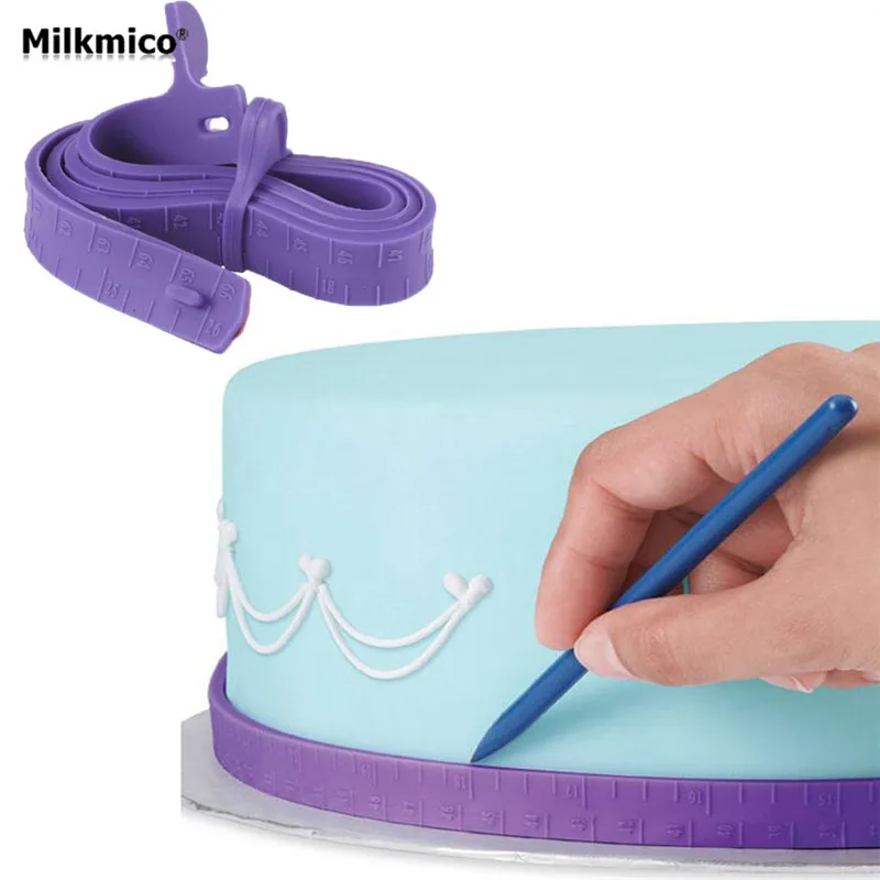Помады силиконовые торт измерения Клейкие ленты для торта границы украшения