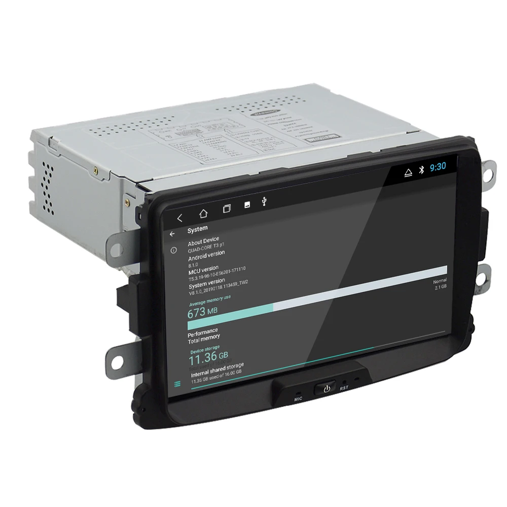 EKIY 8 &quotAndroid 1 автомобильный мультимедийный плеер GPS навигация для Lada Xray Renault Dacia Duster