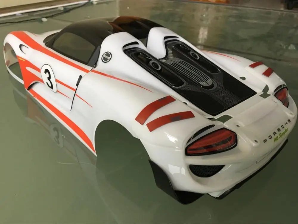 1/8 on road painted Porschee 918 body for HPI kyosho HSP Tamiya | Игрушки и хобби