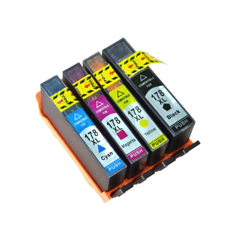 8X XiongCai совместимый с чернильные картриджи для HP 178 Photosmart B109a B110a Plus B209a B210a Deskjet 3520