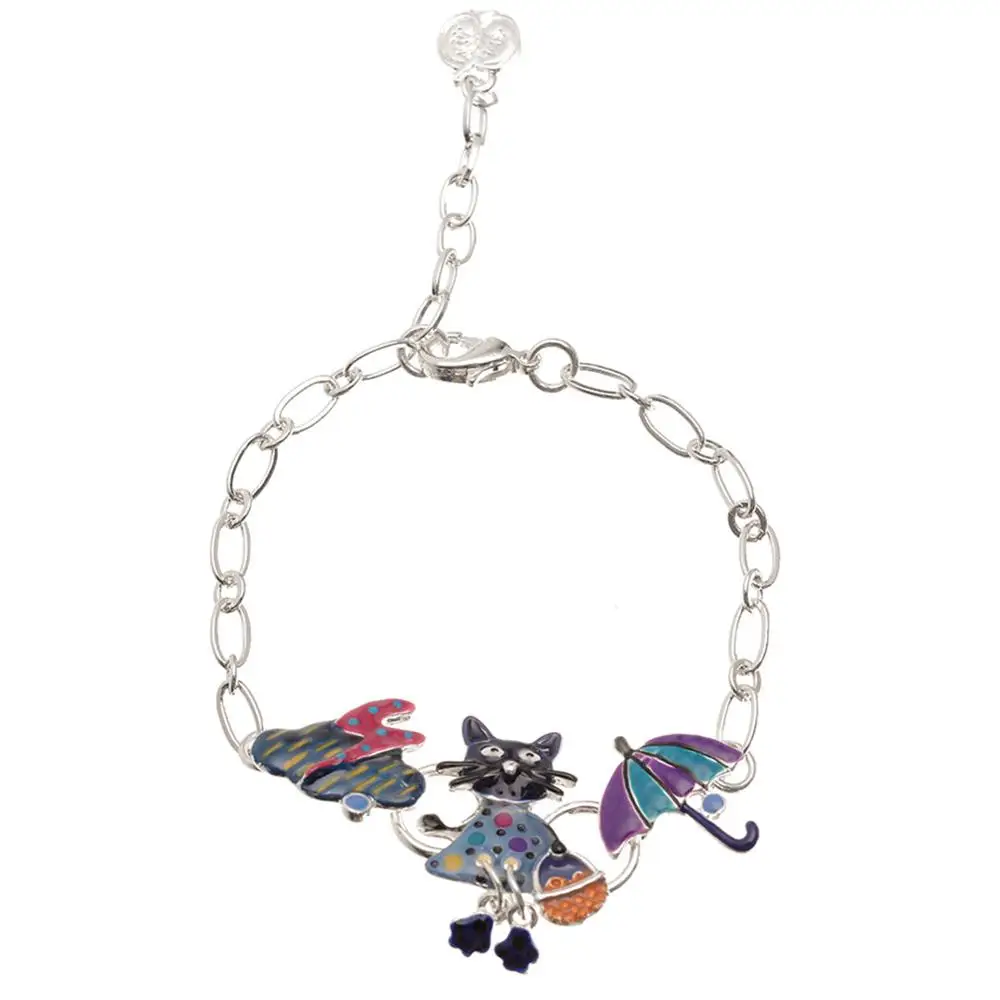 Модные эмалированные браслеты Cring Coco в стиле Харадзюку для девочек и детей