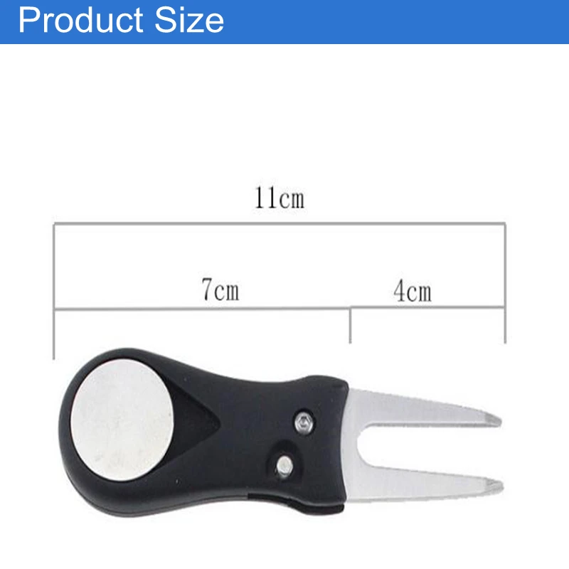 Складная вилка для гольфа зеленая из нержавеющей стали аксессуары красный и