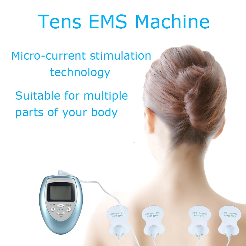 Tens терапевтическое устройство электростимулятор tens ems-прокладки электрода физиотерапия стимуляция акупунктуры массажер ems обучение