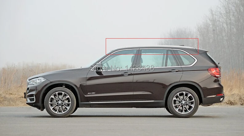 silver Roof Rack Side Rails for BMW X5 F15 2013-2016 OEM Factory Style
