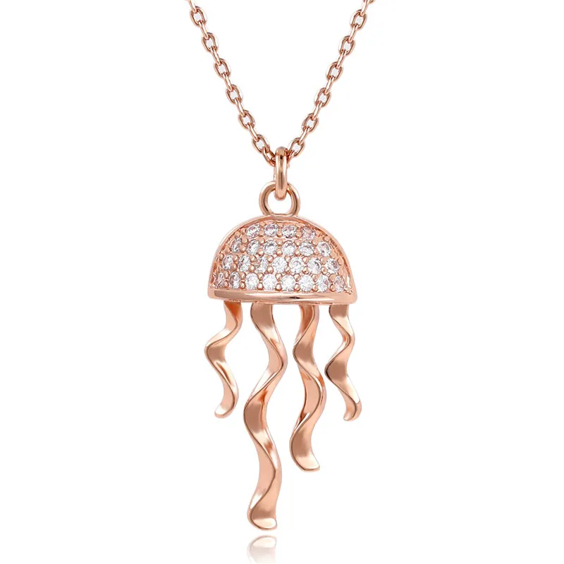 Модное Ювелирное Украшение ожерелье для женщин золотой тон шикарное CZ с Медузой