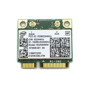 Wi-Fi карта 300 Мбитс Intel 6200 622ANHMW 572509-001 60Y3231 T410 T410i T510 T510i W510 T410s X201 X201i X201s