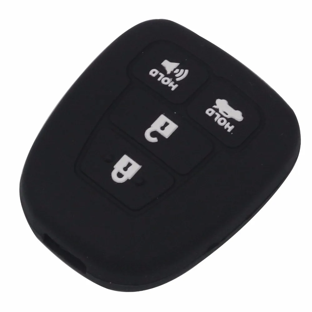 Jingyuqin автомобильный брелок силиконовый резиновый чехол держатель Защита для Toyota