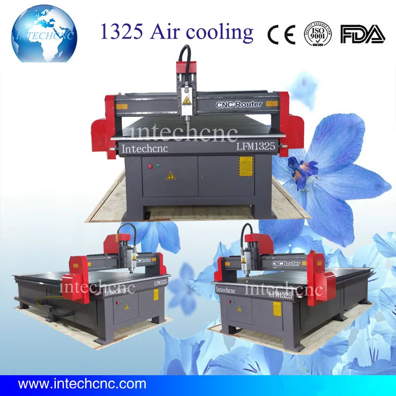 Фрезерный станок с ЧПУ и шпинделем воздушного охлаждения 1325 резьба мрамор гранит