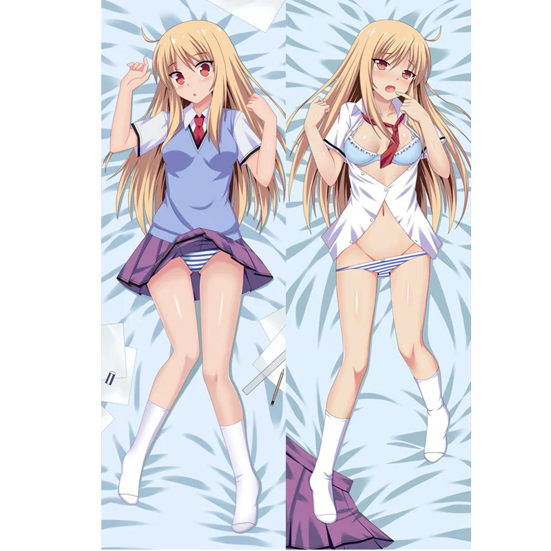 Карнавальный костюм в стиле аниме; Pet девушка Sakurasou Подушка Чехол Сиина Масиро наволочка сексуальная девушка двухсторонняя постельные принадлежности тела обнимающаяся Подушка Чехол