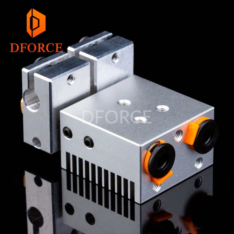 DFORCE многоэкструзионная двойная экструзия охлаждающая Chimera + для 3D принтера E3D hotend
