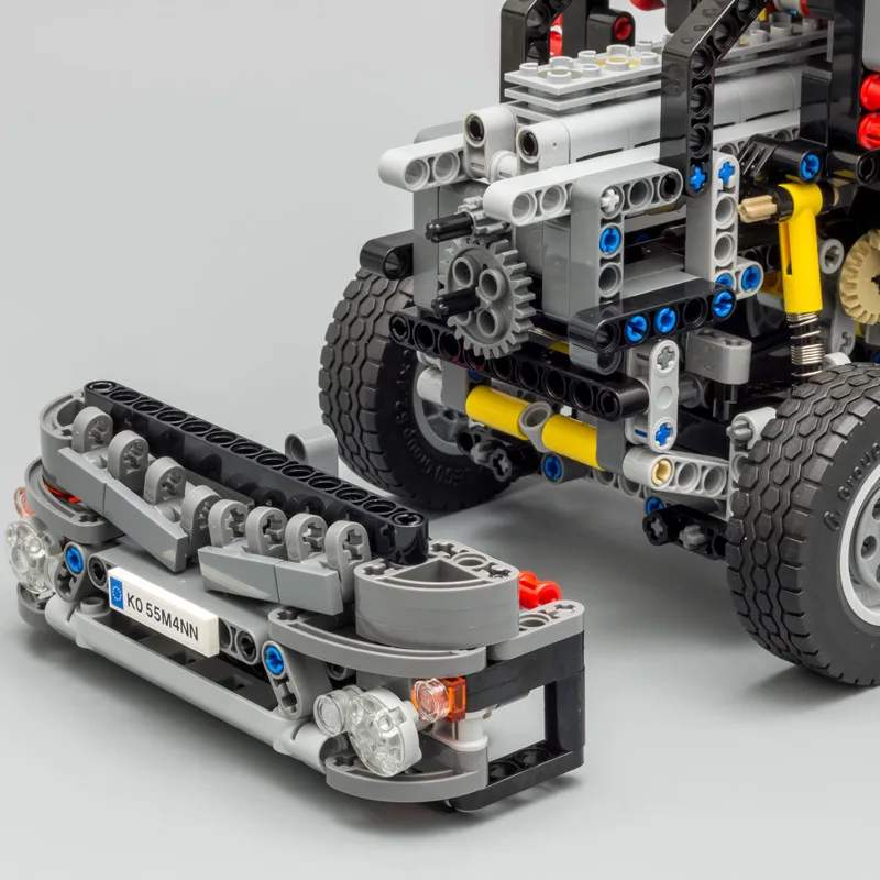 Совместим с городскими RC грузовиками Technic Big Mack модель грузовика строительные блоки Тяжелая строительная техника