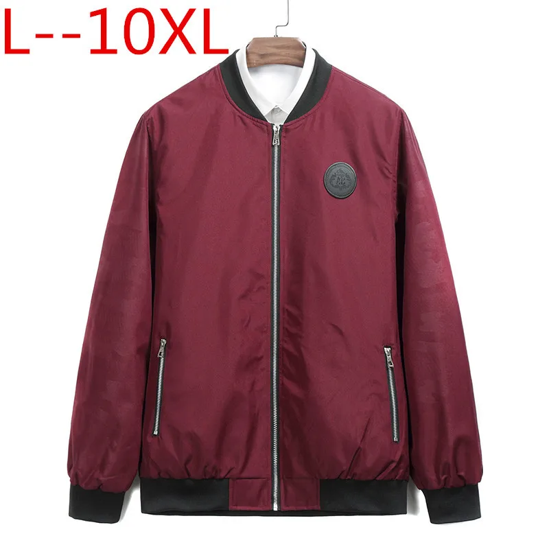 10XL 8XL 6XL 5XL 2018 New Spring Black Red Bomber Jacket Men Streetwear Hip Hop loose Fit Pilot Coat Jackets | Мужская одежда