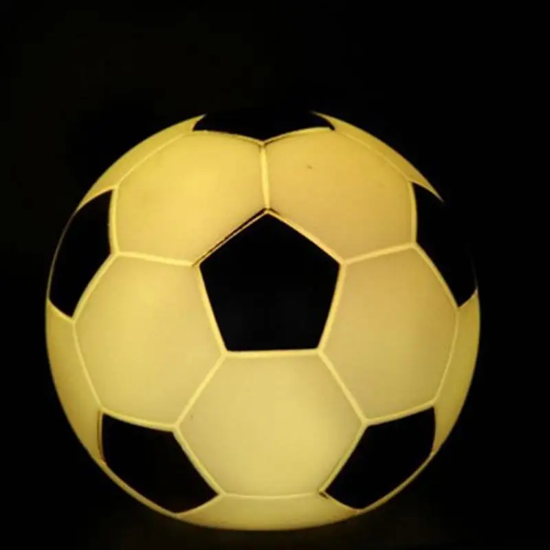 1 шт. домашнего декора цветов изменяя футбол из светодиодов ну вечеринку ночник