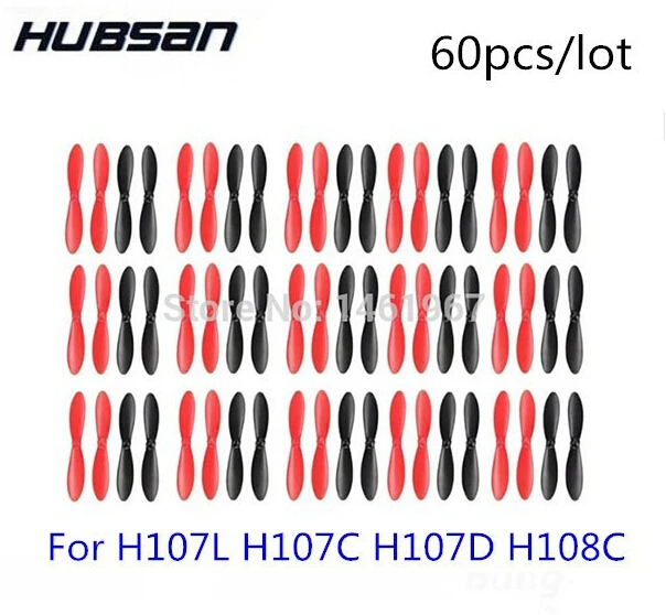 Квадрокоптер Hubsan X4 15 комплектов 60 шт. винты квадрокоптера H107L H107C H107D JXD385 с лезвием