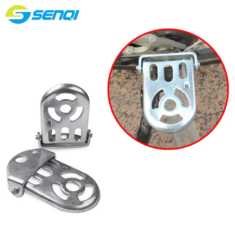 MTB БЫСТРОРАЗЪЕМНАЯ задняя ножная педаль серебристого цвета легкая складная