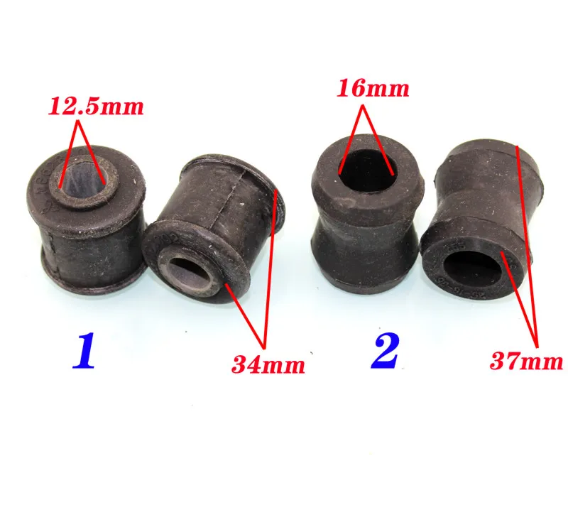 Each Number 1PCS 2 шт. для Mitsubishi Cheetah V31, V32, V33 Jones CS6 LEOPAARD Пластиковые Крепежные материалы для переднего и заднего амортизатора буферной муфты - Название цвета: Each Number 1PCS