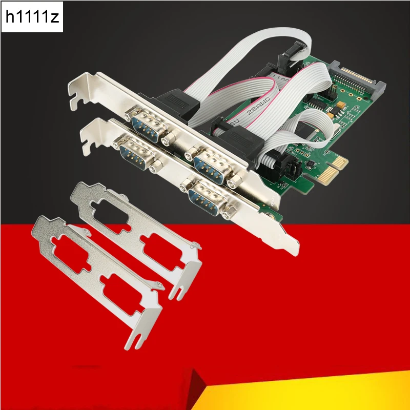 Новая последовательная карта, 4-портовый хост-контроллер RS232 PCI Express, уровень TTL, 1-контактный или 9-футовый источник питания 5 В или 12 В, несколько последовательных карт PCI-E Новая последовательная карта, 4-портовый хост-контроллер RS232 PCI Express, уровень TTL, 1-контактный или 9-футовый источник питания 5 В или 12 В, несколько последовательных карт PCI-E
