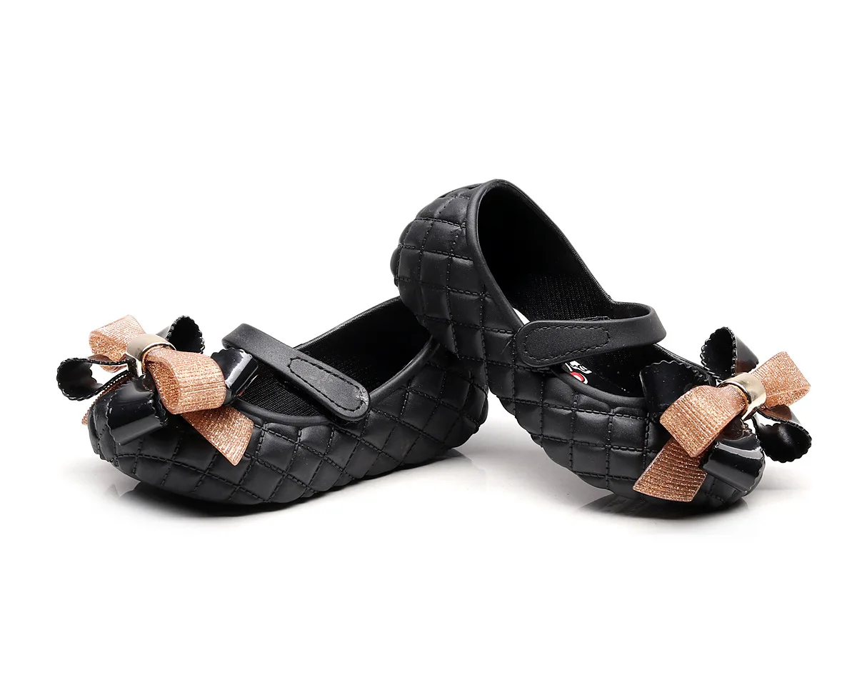 Mini Melissa/Новинка года; прозрачная обувь с бантом; обувь принцессы в клетку; пляжные прозрачные сандалии; детская обувь Melissa; 14-16,5 см