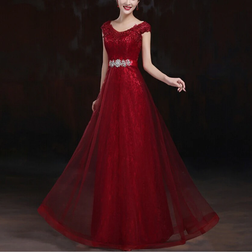 

Новые Вечерние платья с аппликацией, элегантное кружевное платье невесты, сексуальное бальное платье с открытой спиной для выпускного вече...