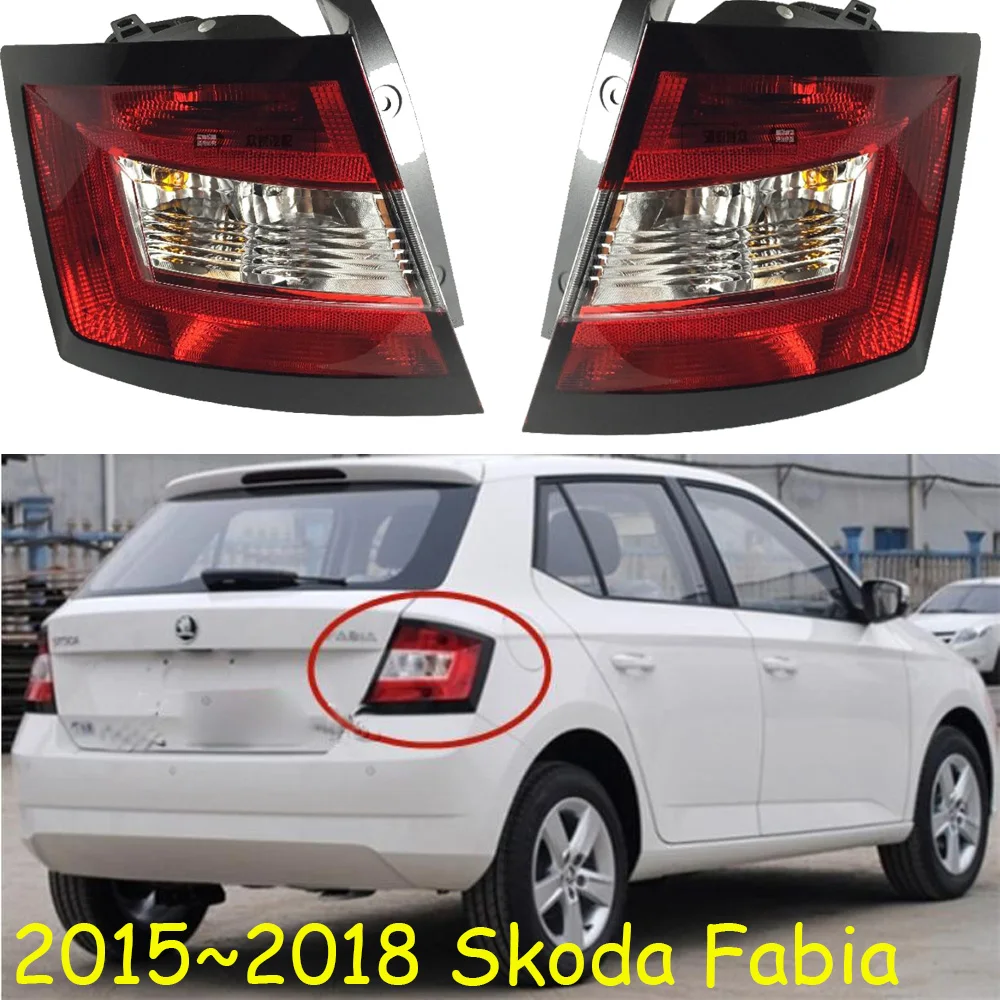 Автомобильный Стайлинг для Skoda Fabia задсветильник s 2015 2016 2017 2018 года автомобильные