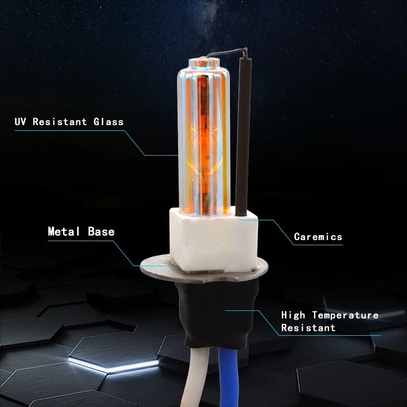 Лампа для фар SKYJOYCE H3C HID 12 В 35 Вт сменная керамическая лампа металлическое