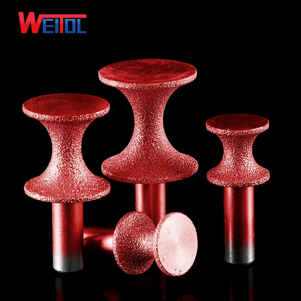 WeiTol, 1 шт. полукруглые фрезы, Классические фрезы ogee, Фрезы с ЧПУ, Вакуумные Паяные профильные фрезы, каменный нож