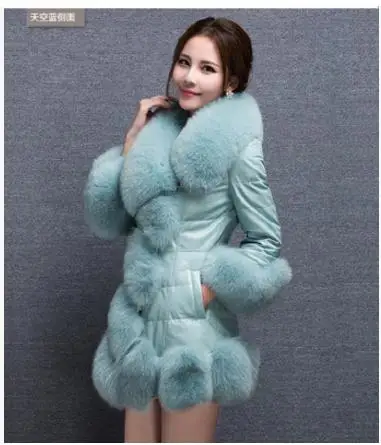 S/4Xl женские осенне зимние куртки из искусственной кожи с мехом в стиле пэчворк