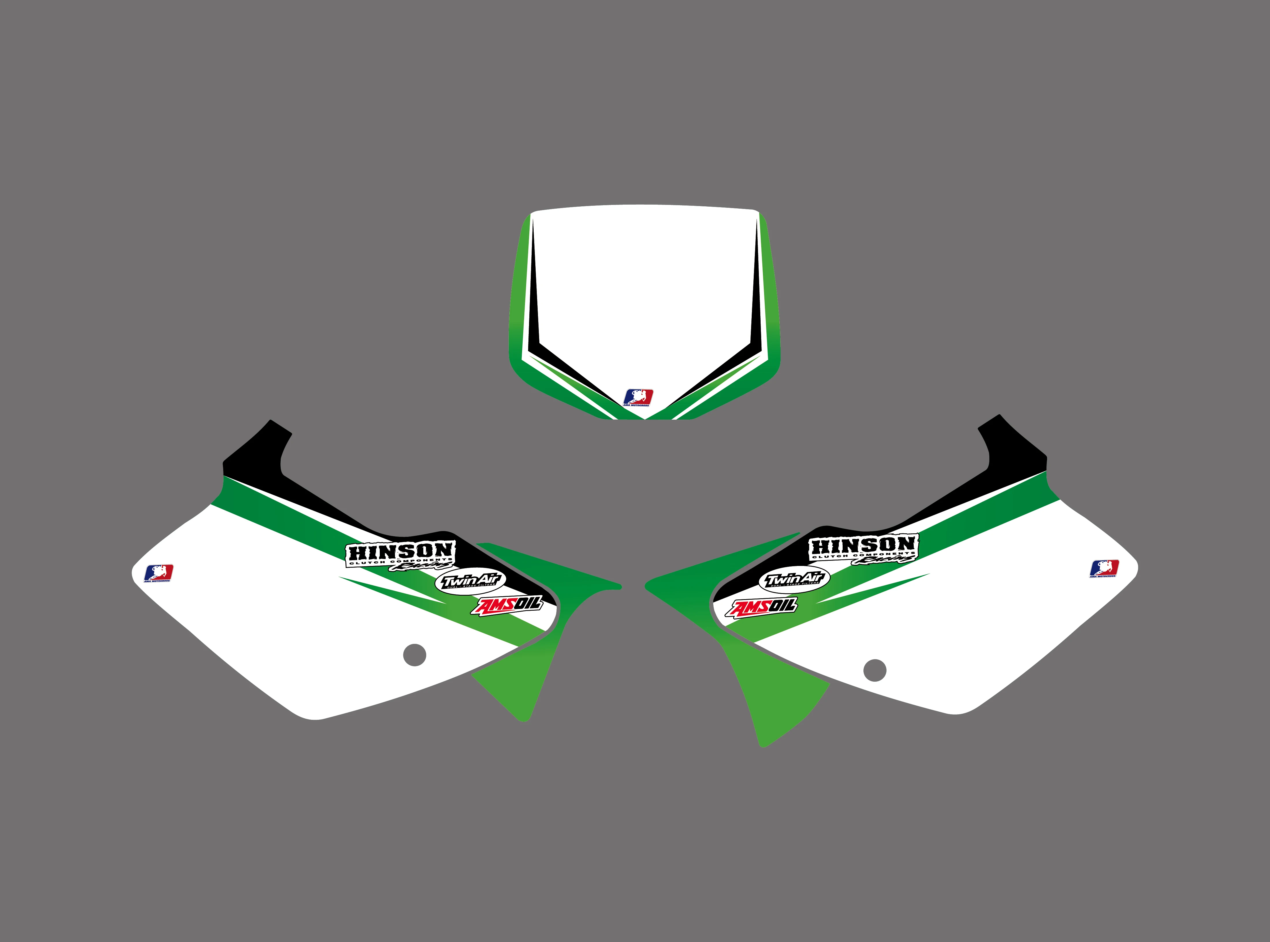 0222 новый стиль КОМАНДА ГРАФИКА и фоны наклейки Наборы для Kawasaki KX125 KX250 1994 1995 1996 1997