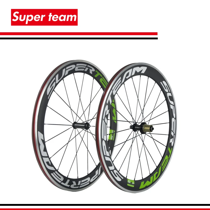 Superteam T700c колеса из углеродного волокна колесный обода дорожных велосипедов с