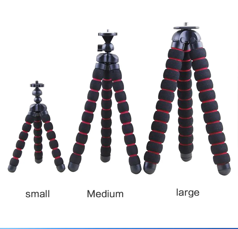 Портативный Гибкий штатив-тренога для камеры Gorillapod Mini, монопод для Gopro Hero 7 6 5 4, подставка для экшн-камеры для телефона