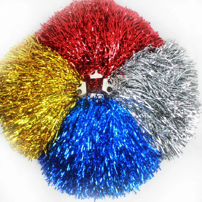 Игра Чирлидер помпоны для чирлидинга Cheerleading pom majorettes ручная Цветочная Аэробика Мячи Спортивные товары 40 г