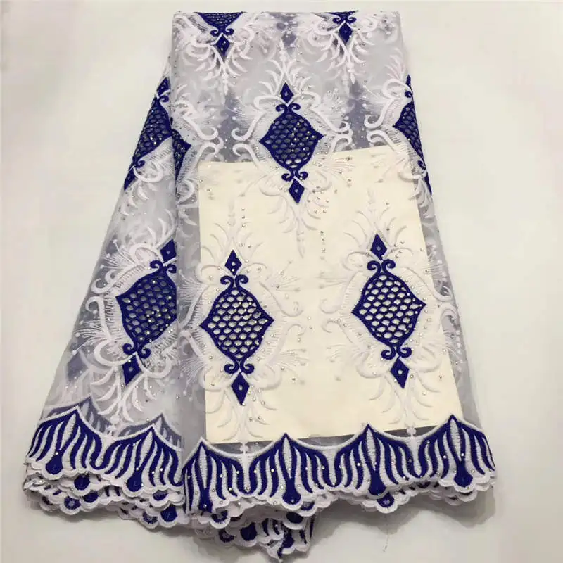 African lace fabric 2019 high quality with Embroidered Nigerian Lace Fabric For Women Purple French Mesh | Дом и сад