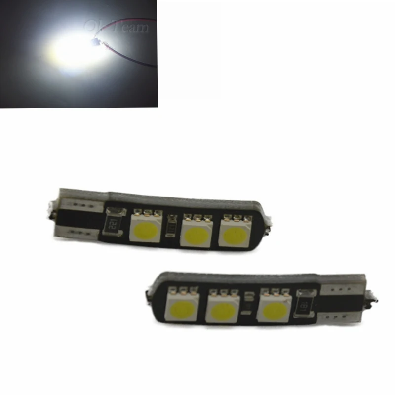 

10pcs High Power Double No Error T10 LED 194 168 W5W Canbus 6SMD 5050 LED Car Interior Bulbs Light Parking Width Lamps Universal