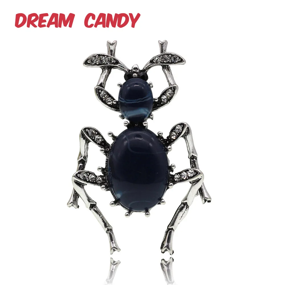 Dream конфетного цвета креативные эмаль Ant Броши для женщин 2 Цвета брошь с животным
