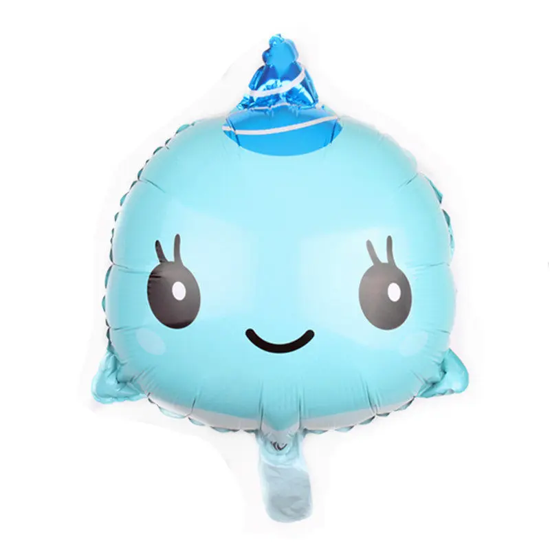 XXPWJ Новый narwhal алюминиевый пленочный воздушный шар Детский праздник детский день