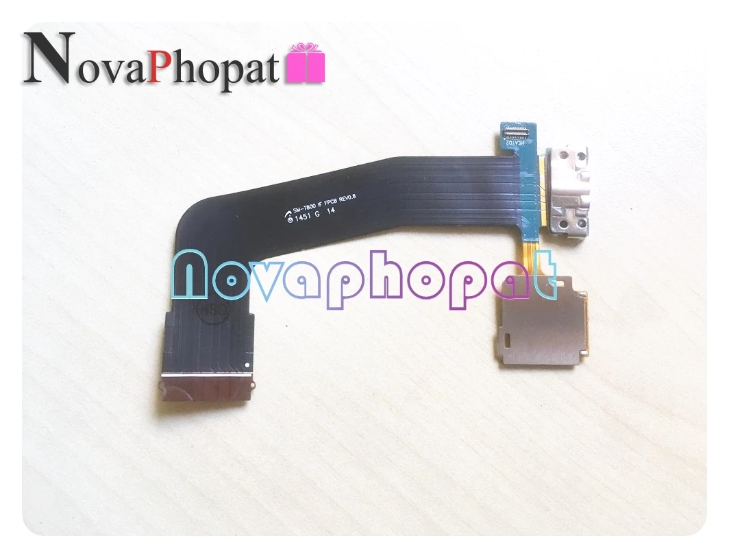 Порт зарядного устройства Novaphopat для Samsung Galaxy Tab S 10 5 T800 порт зарядной док станции USB