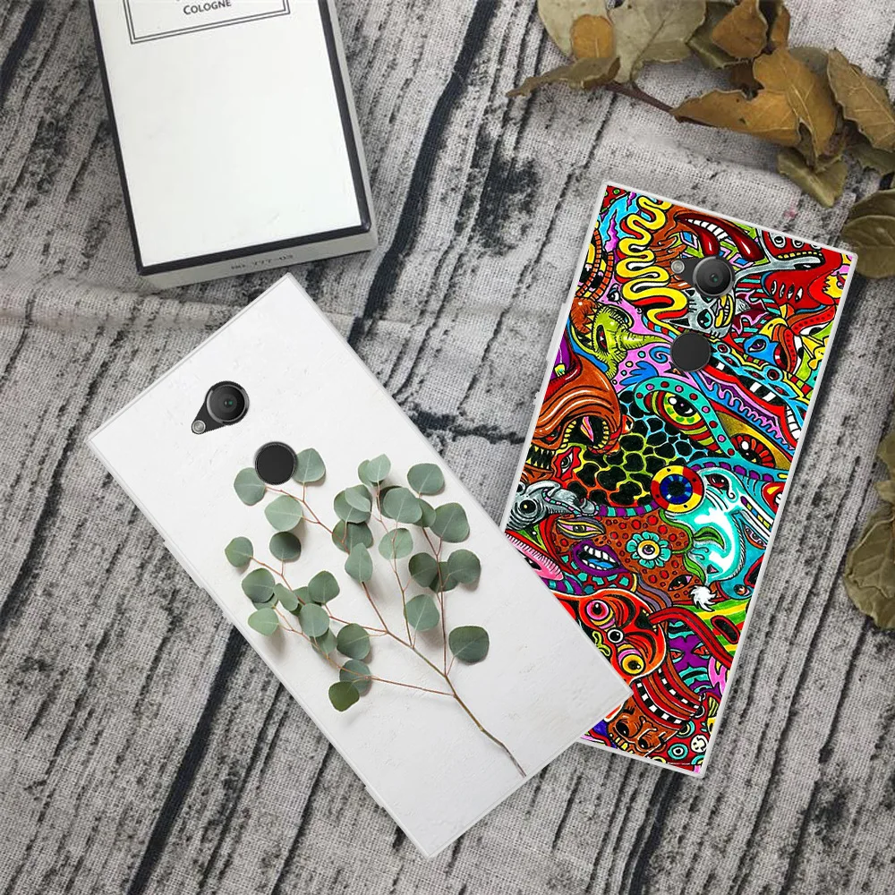 Чехол для Sony Xperia XA2 мягкий силиконовый чехол телефона Sim задние крышки | Мобильные