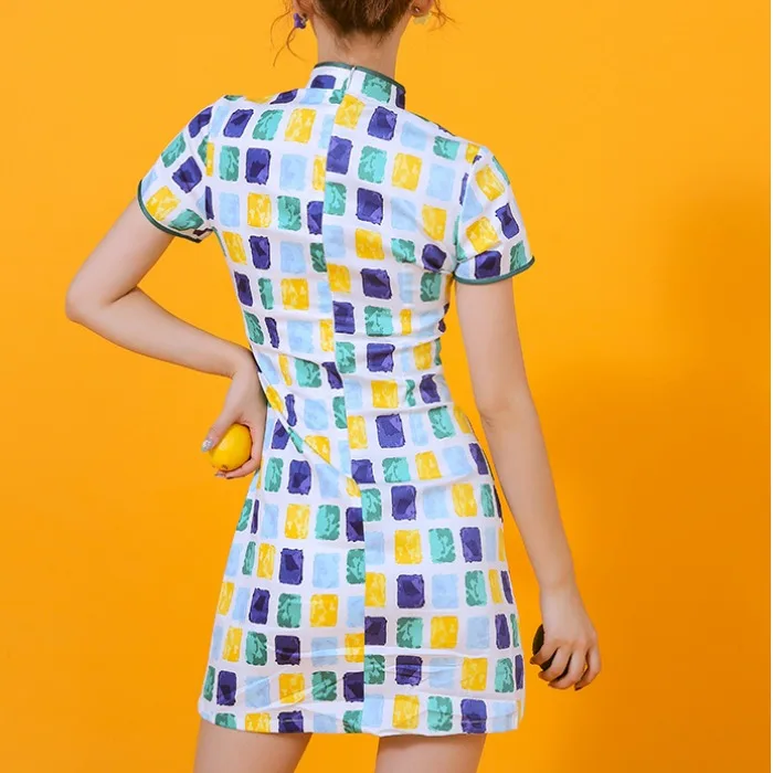 2019 Новый Традиционный для китаянок платье шелковый атлас Cheongsam сексуальное