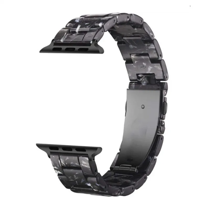 

Watchband for Apple Watch Band 40mm 38mm 42mm 44mm Resin Strap Bracelet for Apple Watch iWatch Series 4 3 2 1 Wristband