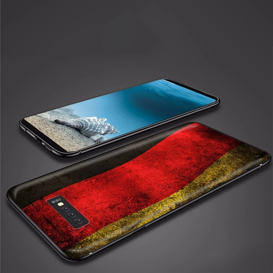 Чехол с немецким флагом для Samsung Galaxy J6 A9 A8 A7 A70 A6 A5 A50 A40 A30 A3 A10 A51 A71 A81 A91 2018 | Мобильные