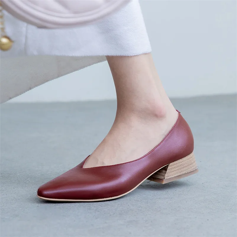 FEDONAS/Базовые Женские туфли-лодочки из натуральной кожи наивысшего качества