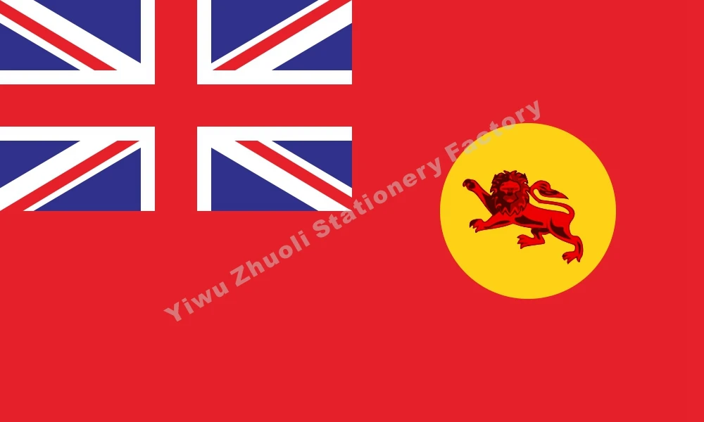 

British North Borneo Red Civil Flag 150X90cm (3x5FT) 120g 100D Polyester Double Stitched High Quality Banner Ensign
