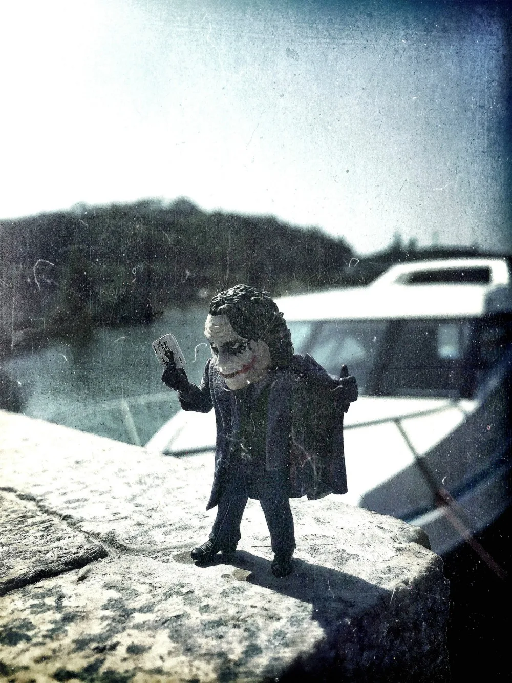 1 шт. DC Comics модель Бэтмен Джокер клоун ПВХ фигурка Коллекционная игрушки