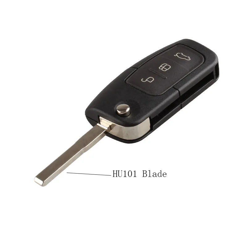 Складной чехол для ключей с дистанционным управлением Ford Fiesta Focus 2 Ecosport Kuga Escape 3