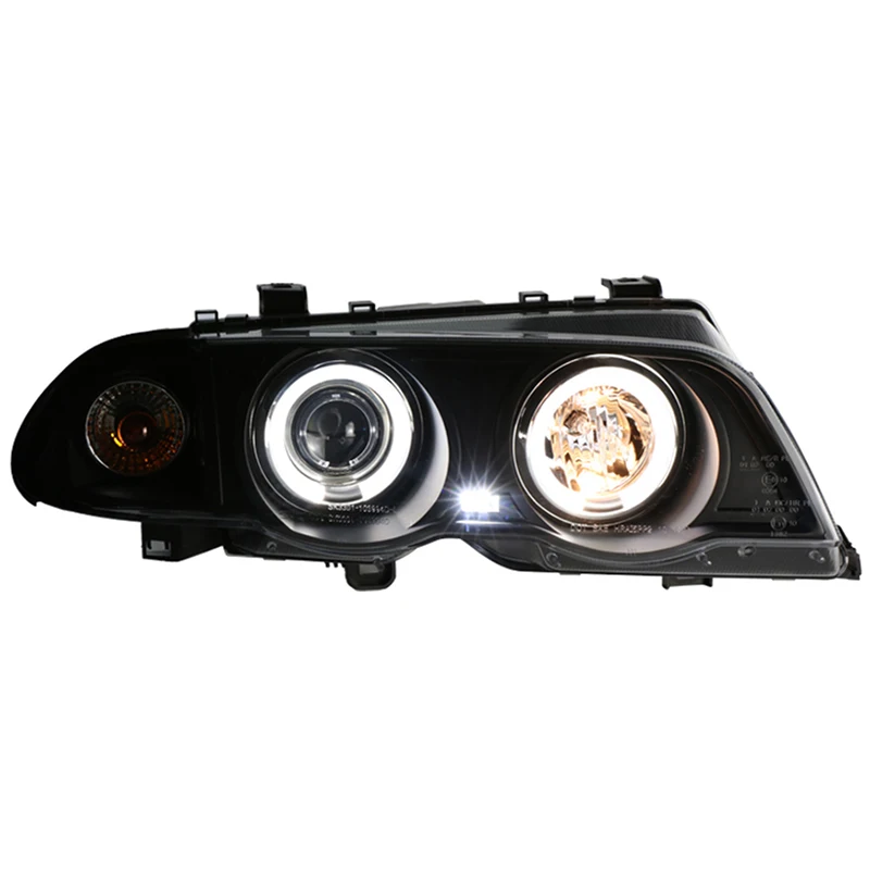 Для BMW 3 Series 4 Door E46 1998 2002 автомобильные фары в сборе с ярким ангельским глазом