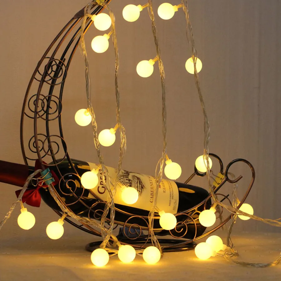 

BEIAIDI 3M 20 LED AA / USB Powered Starry Ball Christmas Fairy String Light Outdoor Patio Party Wedding Xmas Holiday Light